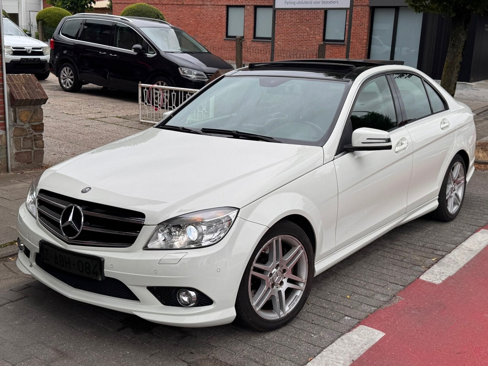 Mercedes C320 CDi AMG-PACK Euro4, Auto's, Mercedes-Benz, Lederen bekleding, Zwart, 224 kW, Wit