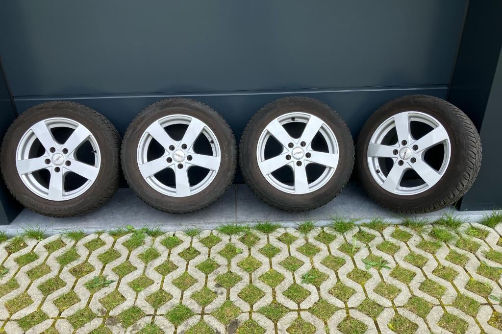 velgen met winterbanden, Ophalen, Gebruikt, Velg(en), 16 inch