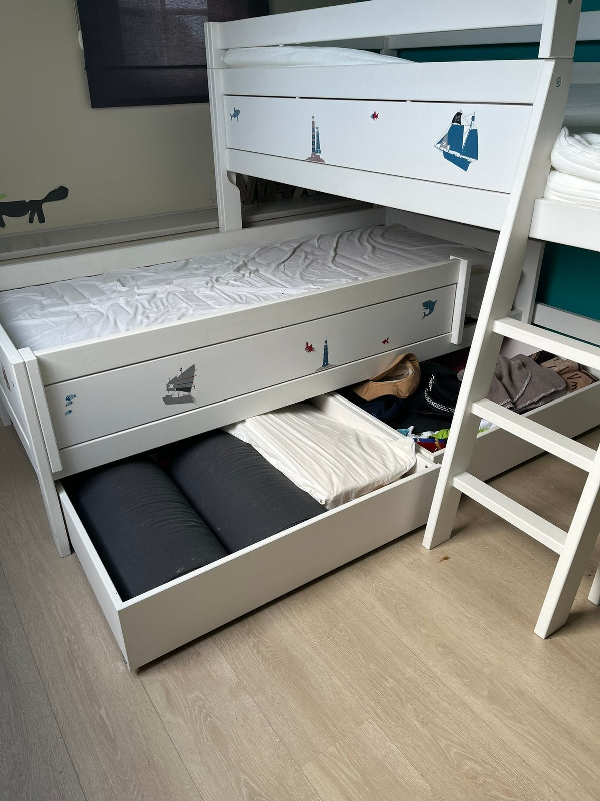 Lifetime bedopstelling, Ophalen, Zo goed als nieuw, Hoogslaper