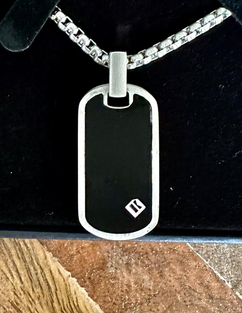 KETTING GUARDIAN ALPHA SIERRA MET 60% KORTING! 💯%NIEUW!, Ophalen of Verzenden, Nieuw, Zilver