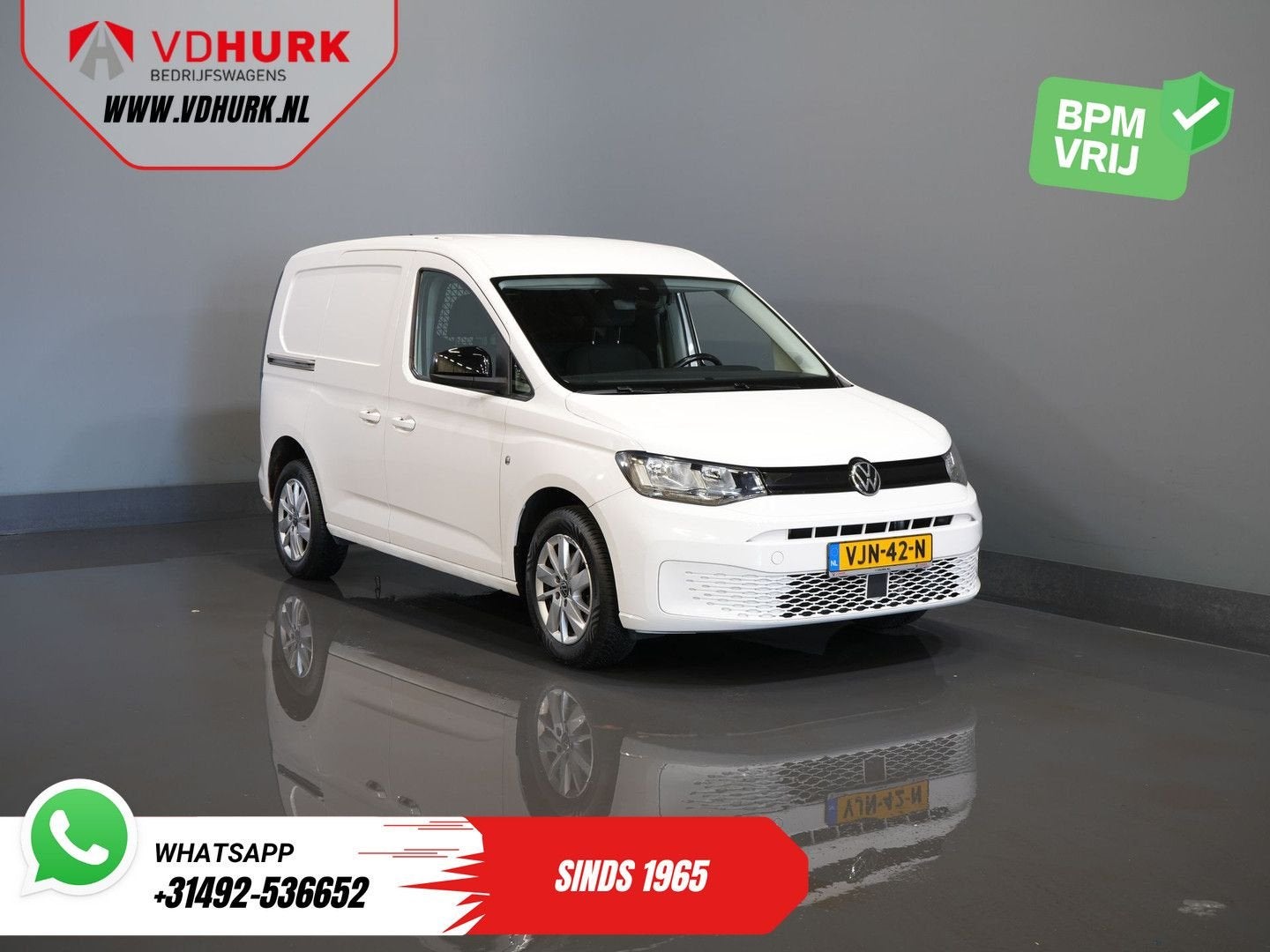 Volkswagen Caddy Cargo 2.0 TDI Dealer Onderhouden/ Carplay/, Auto's, Parkeersensor, Wit, Bedrijf, 130 g/km