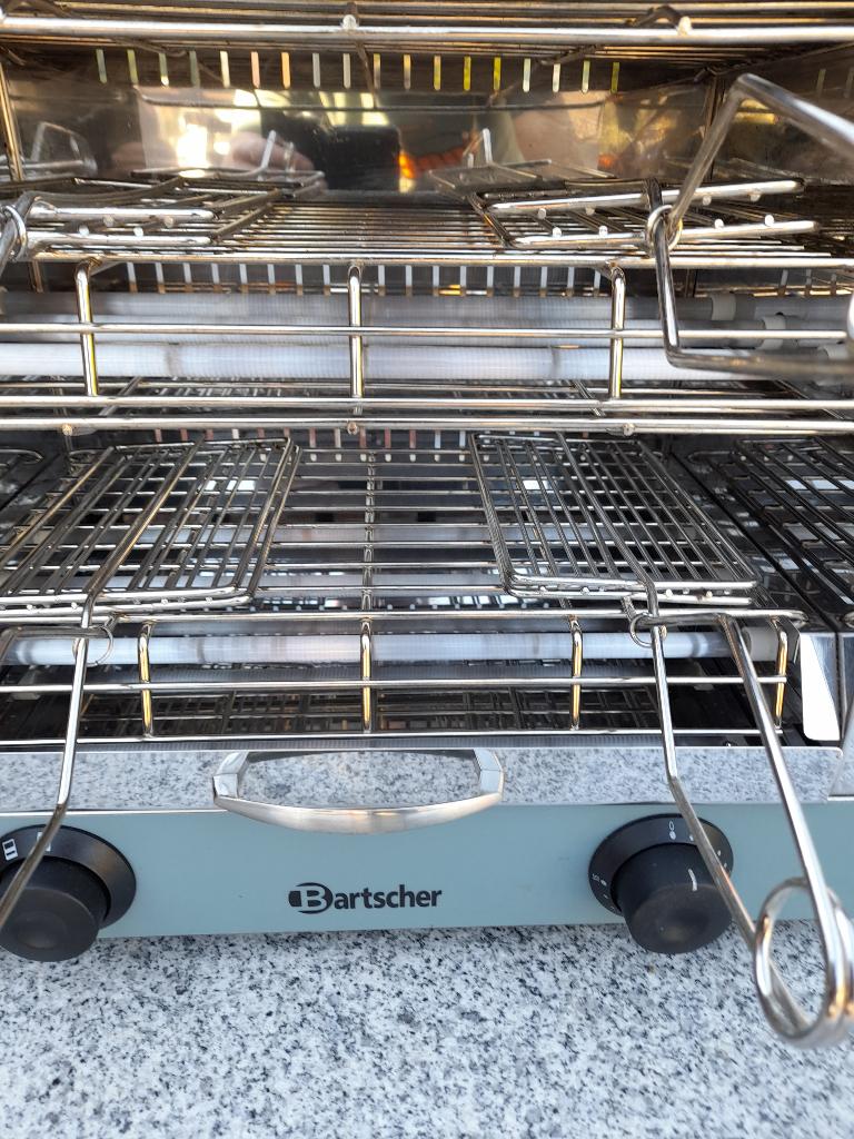 Toaster bartscher, Ophalen, Uitneembare platen, Zo goed als nieuw