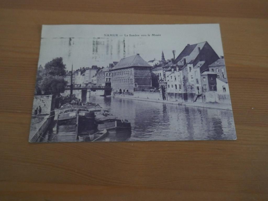 namur la sambre vers le musée, Envoi, Affranchie, Namur