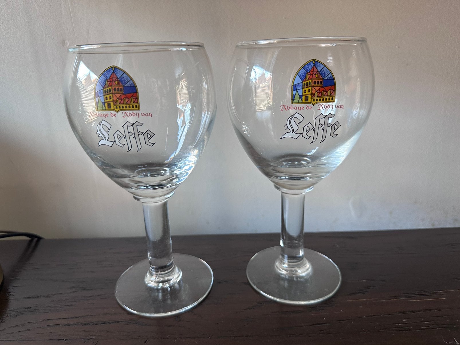 Glazen Leffe, Collections, Marques de bière, Enlèvement, Utilisé, Verre ou Verres, Leffe