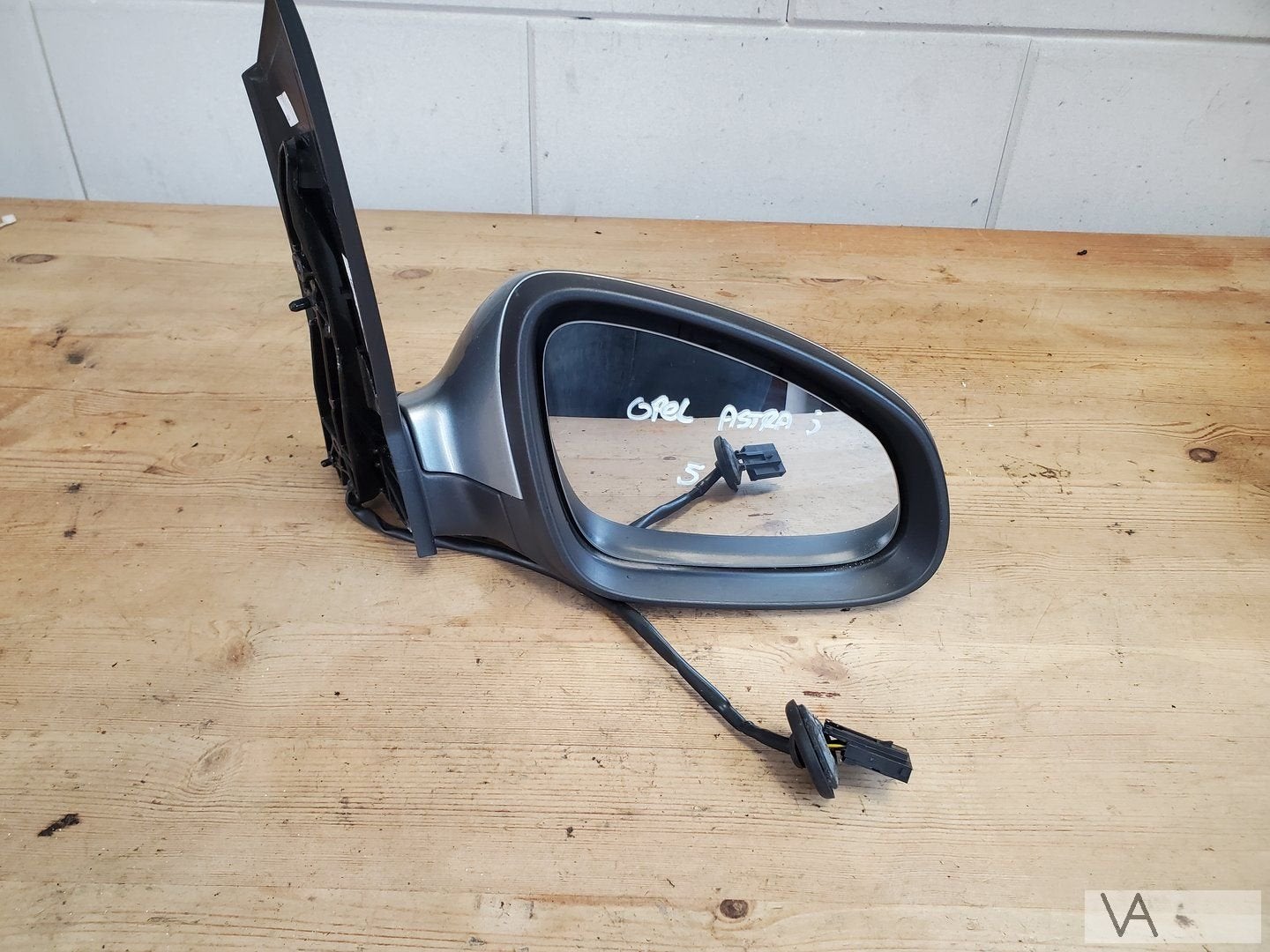 Opel Astra J 2009 - 2015 spiegel rechts 5 draden grijs €40, -, Opel, Utilisé, -