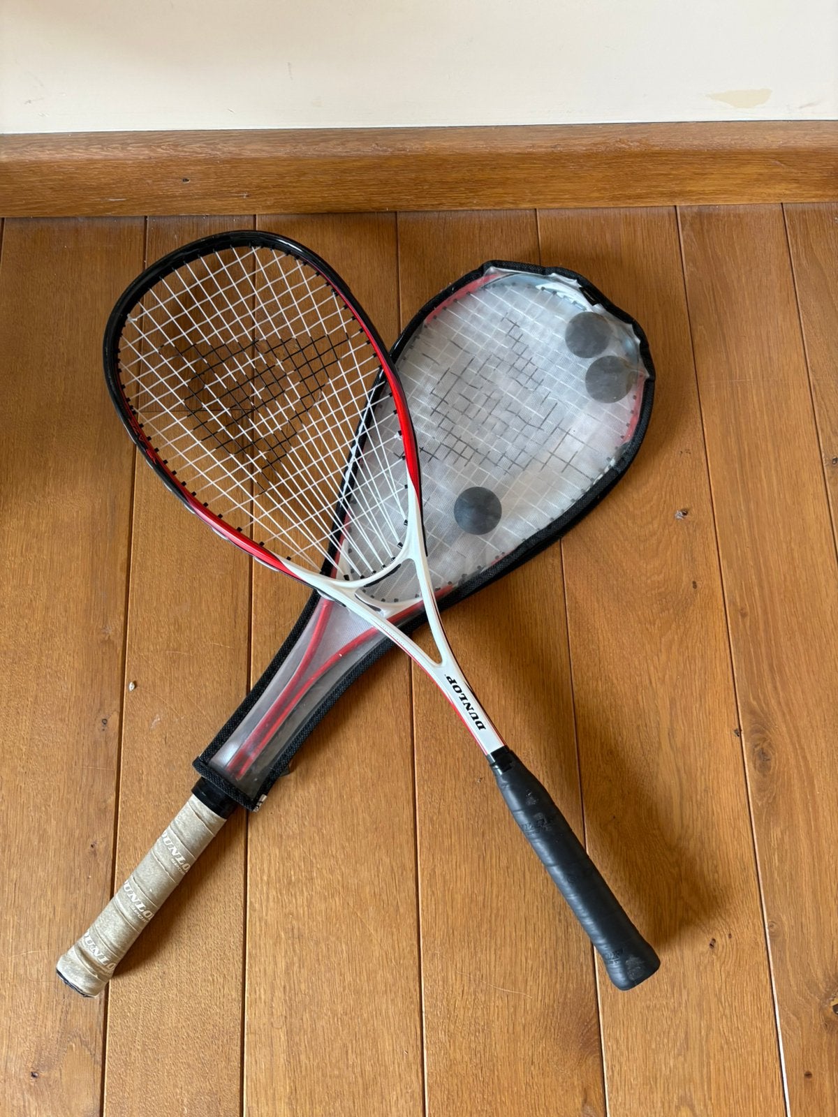 2 squash raketten, Sports & Fitness, Squash, Enlèvement, Comme neuf