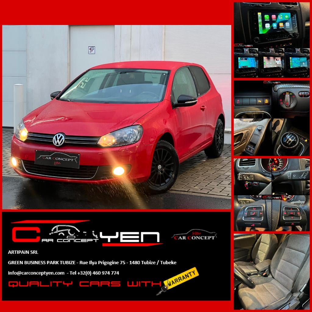 Volkswagen Golf 1.2 TSI*Style*CarPlay*Clim*Cruise*ParkAssist, Auto's, Euro 5, Stof, Zwart, 4 cilinders