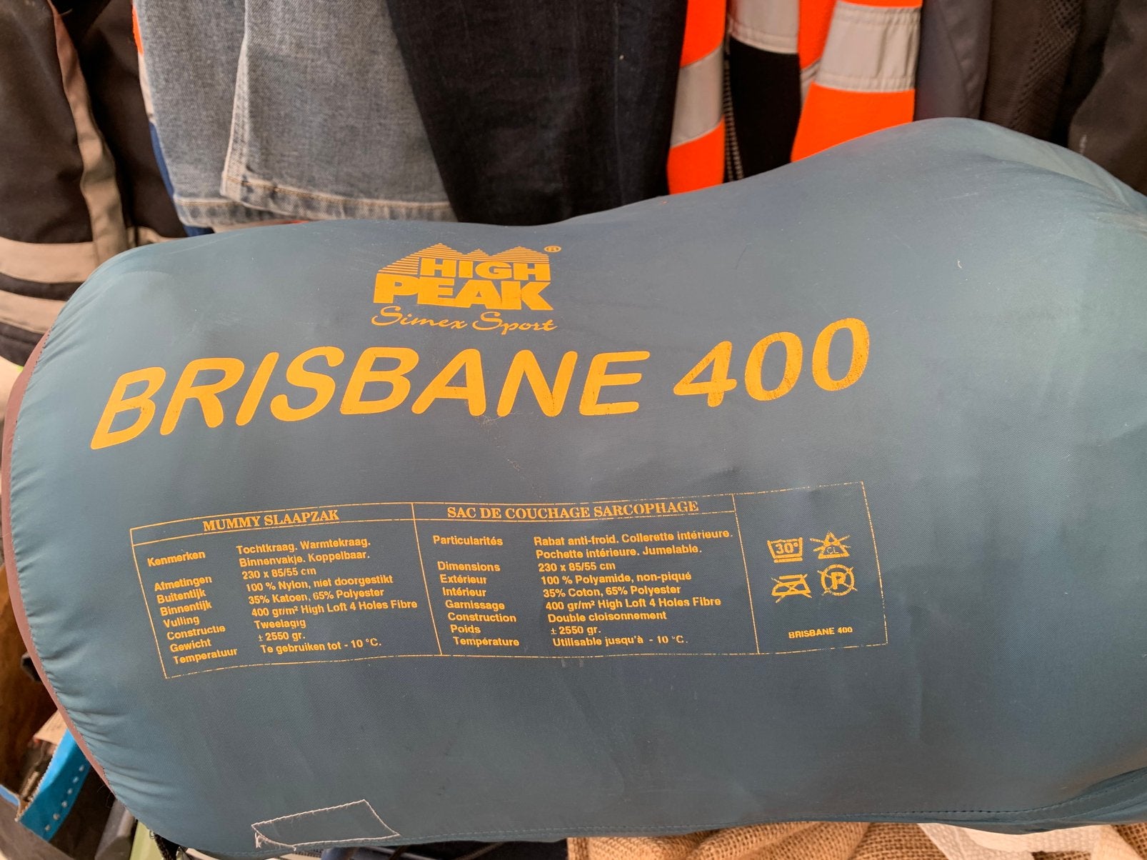 sac de couchage, Enlèvement, Utilisé