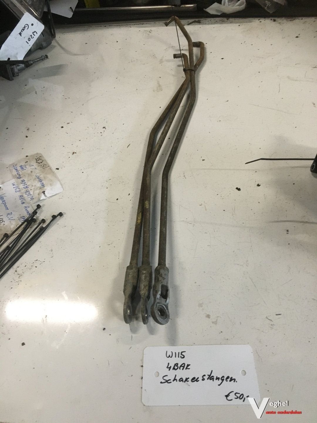 Mercedes W115 Schakelstangen set 4 bak, Gebruikt, -, -, Ophalen of Verzenden