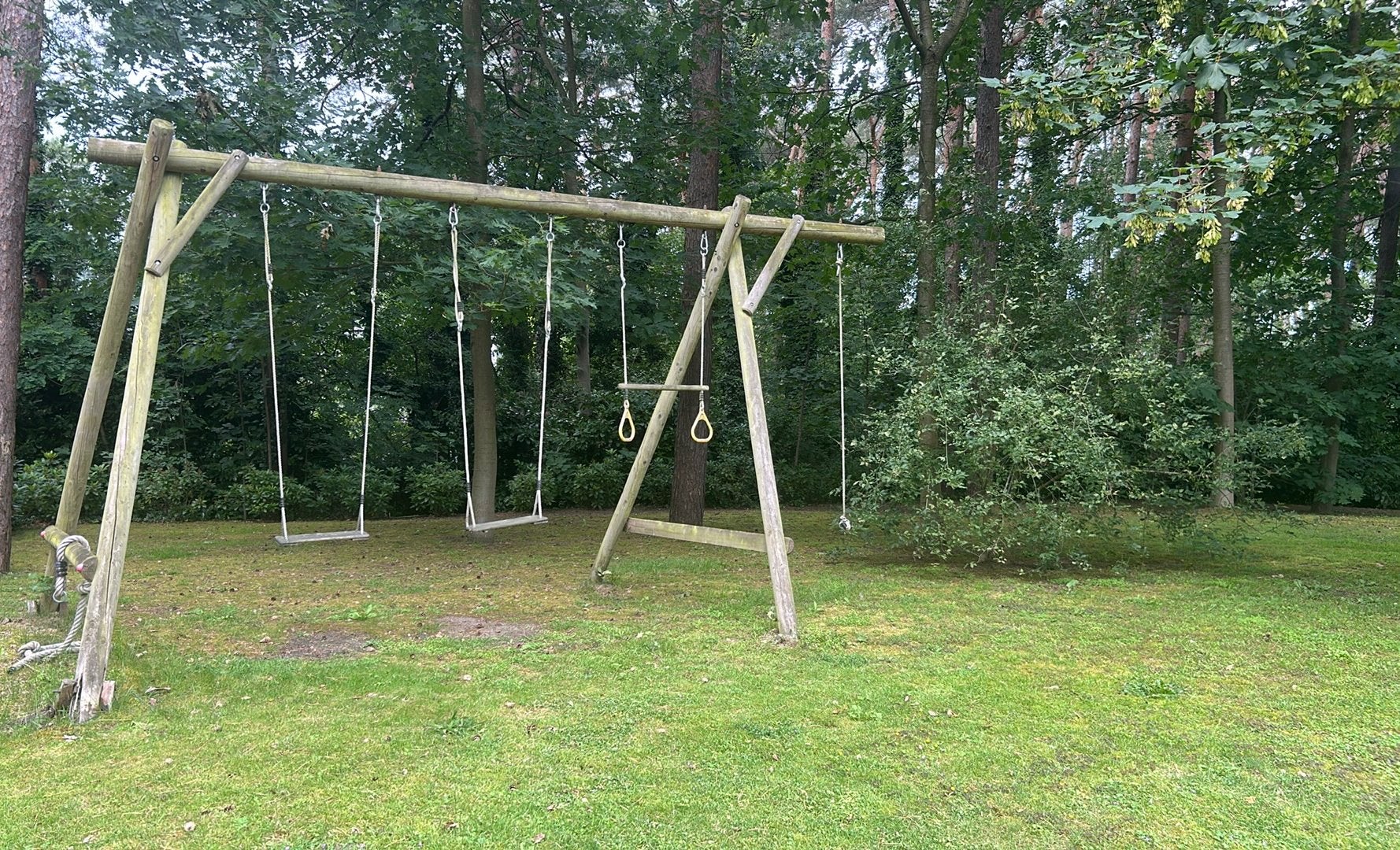 Balançoire en bois/équipement de jeux/panache - Horta, Enlèvement, Utilisé, Balançoire