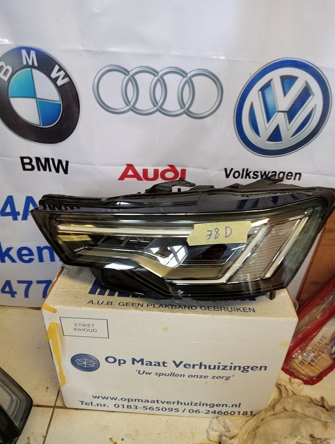Audi A6 C8 4K0 koplamp links   4K0.941.039, -, Audi, Utilisé, -