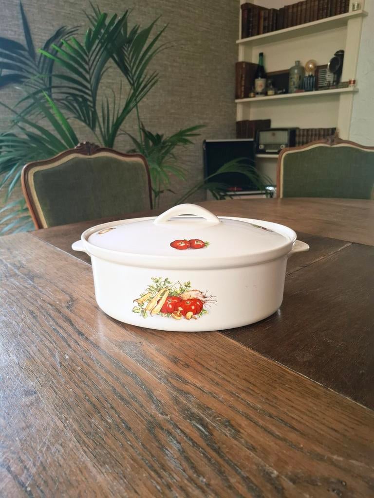 Vintage ovenschaal met deksel Villeroy & Boch, Antiek en Kunst, Ophalen of Verzenden