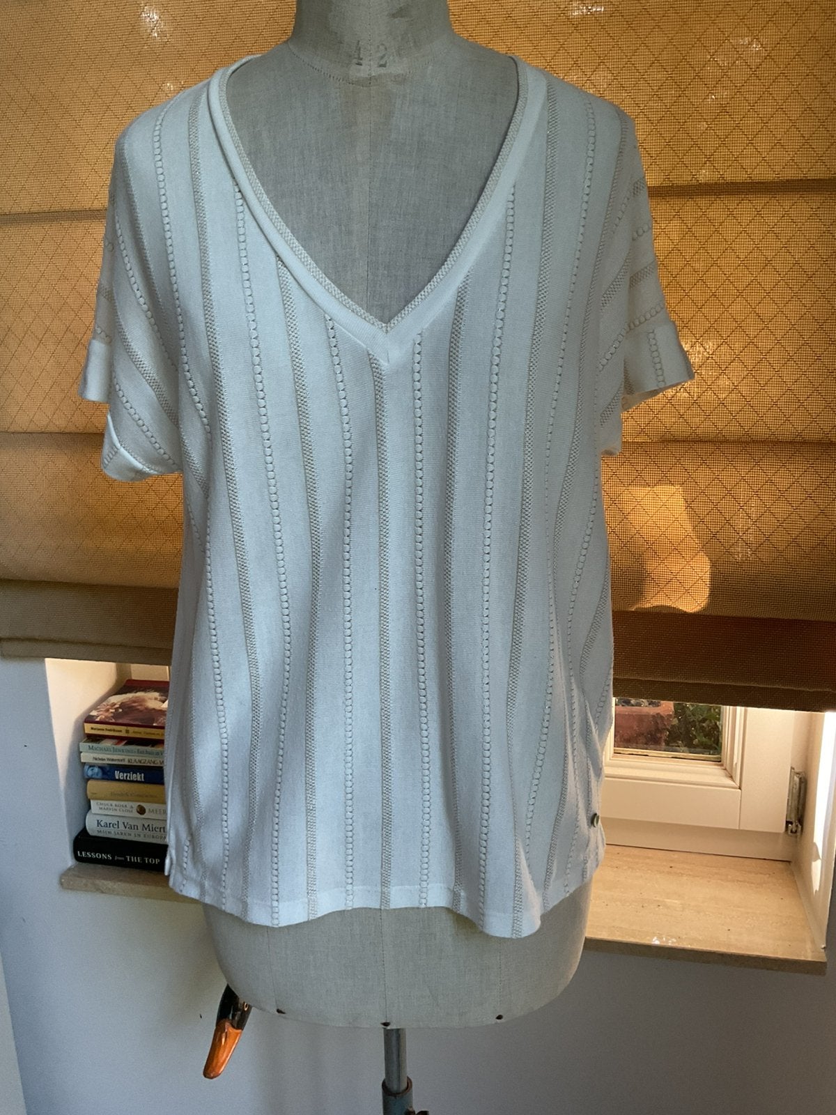 T-shirt New Terre Bleue taille 44, Vêtements | Femmes, T-shirts, Neuf, Taille 42/44 (L), Blanc, Enlèvement ou Envoi