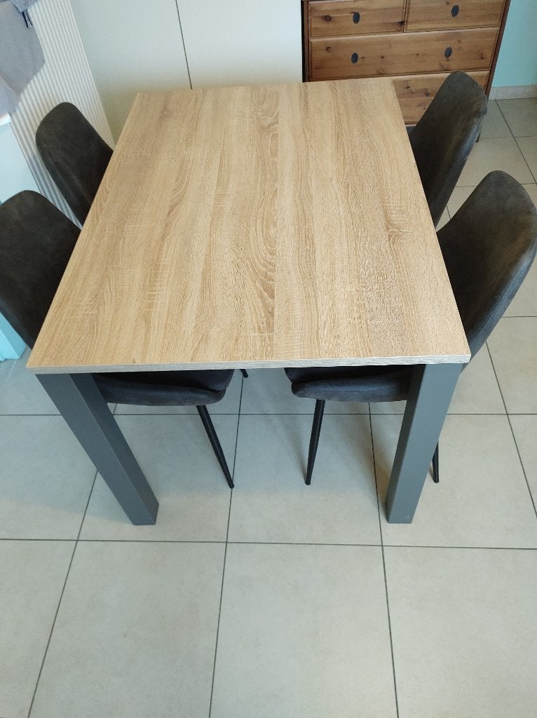 keukentafel  en stoelen, Huis en Inrichting, Ophalen, Zo goed als nieuw