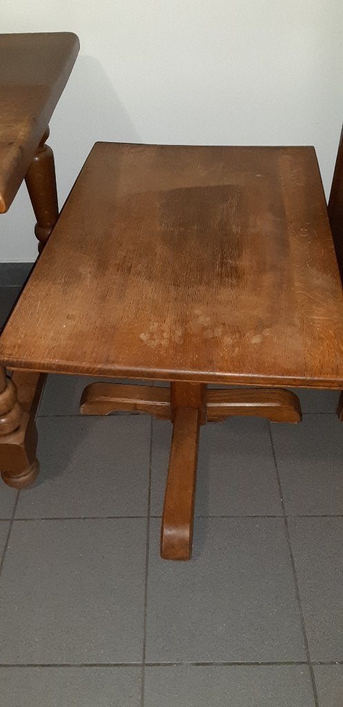 Table basse chêne massif, Maison & Meubles, Tables | Tables de salon, 50 à 100 cm, Enlèvement, Utilisé, 50 à 100 cm