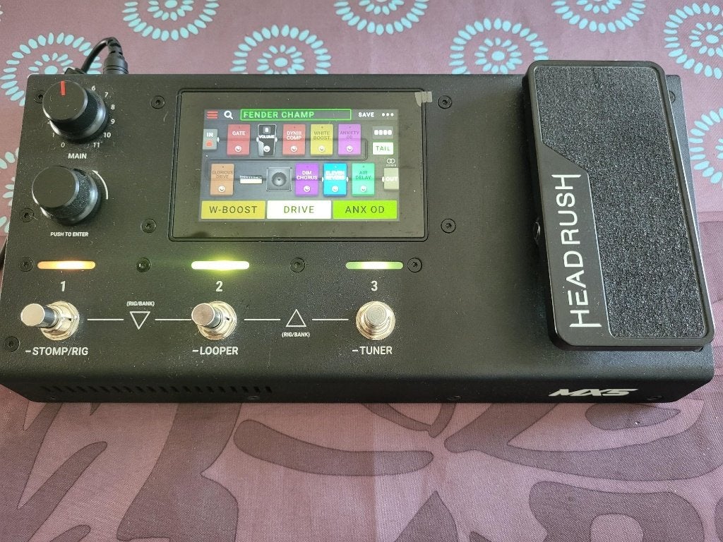 Headrush mx5 incl doos zgan, Muziek en Instrumenten, Effecten, Zo goed als nieuw, Multi-effect, Ophalen