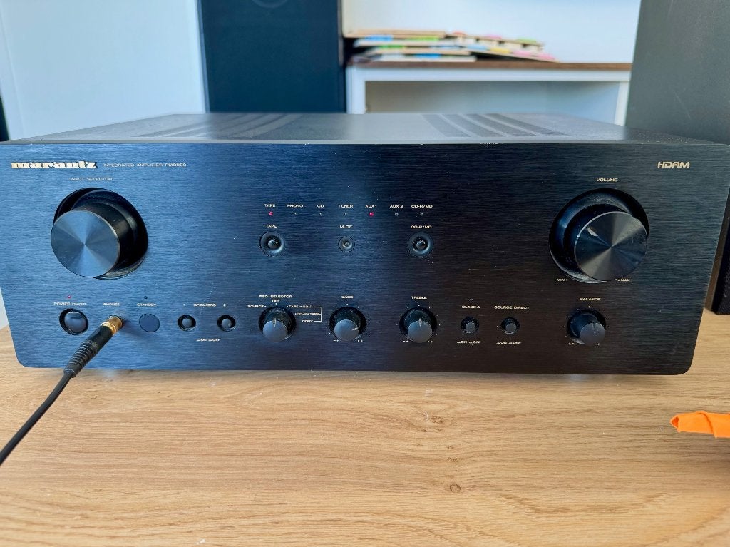 MARANTZ PM8000 BLACK + TELECOMMANDE, Marantz, 60 à 120 watts, Enlèvement, Stéréo