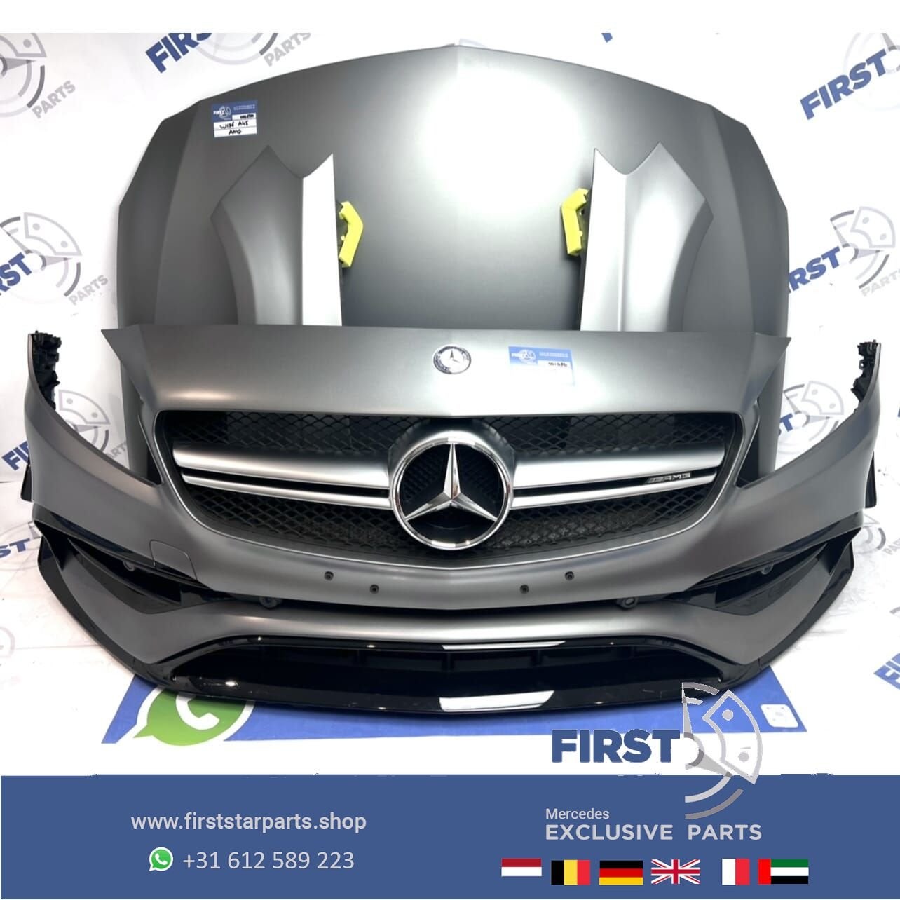 2016 W176 A45 AMG AERO PERFORMANCE PAKKET FACELIFT VOORKOP M, Autos : Pièces & Accessoires, Utilisé, -, Avant, -