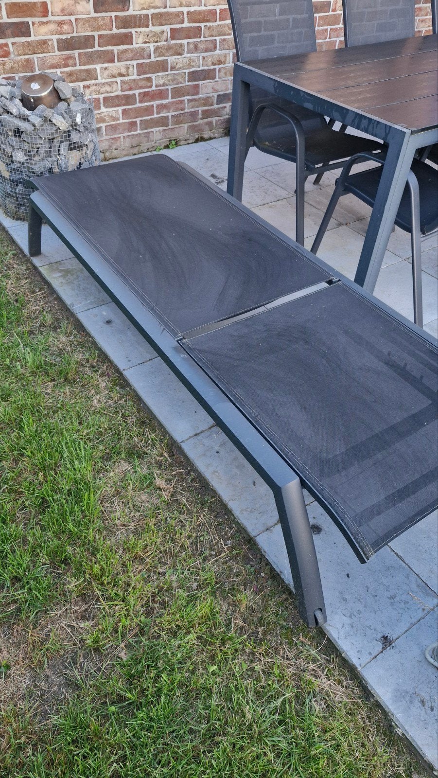 2x ligbed Bristol, Tuin en Terras, Ligbedden, Ophalen