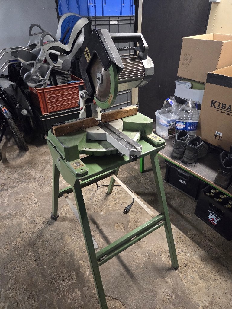 afkortzaag op voet, Bricolage & Construction, Outillage | Scies mécaniques, 30 à 70 mm, Enlèvement, Utilisé, Elektra beckum