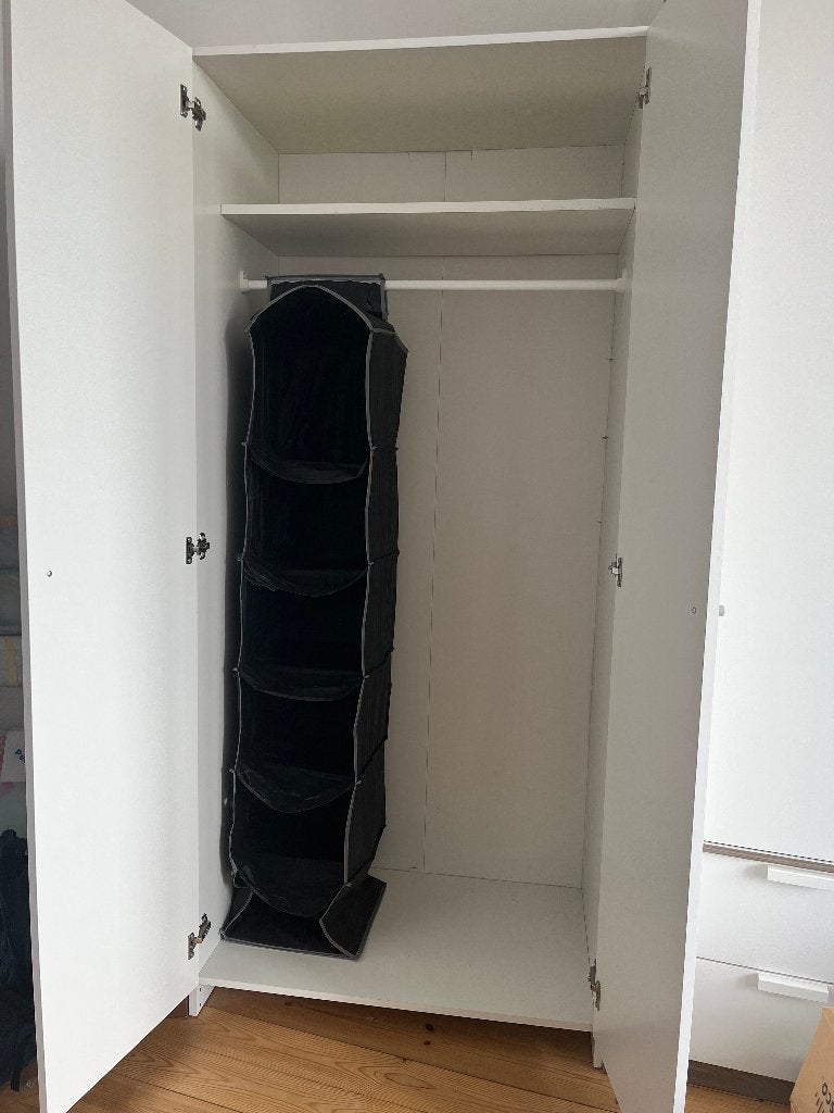 Armoire blanche 2 portes, Maison & Meubles, 25 à 50 cm, Utilisé, 50 à 100 cm, 150 à 200 cm