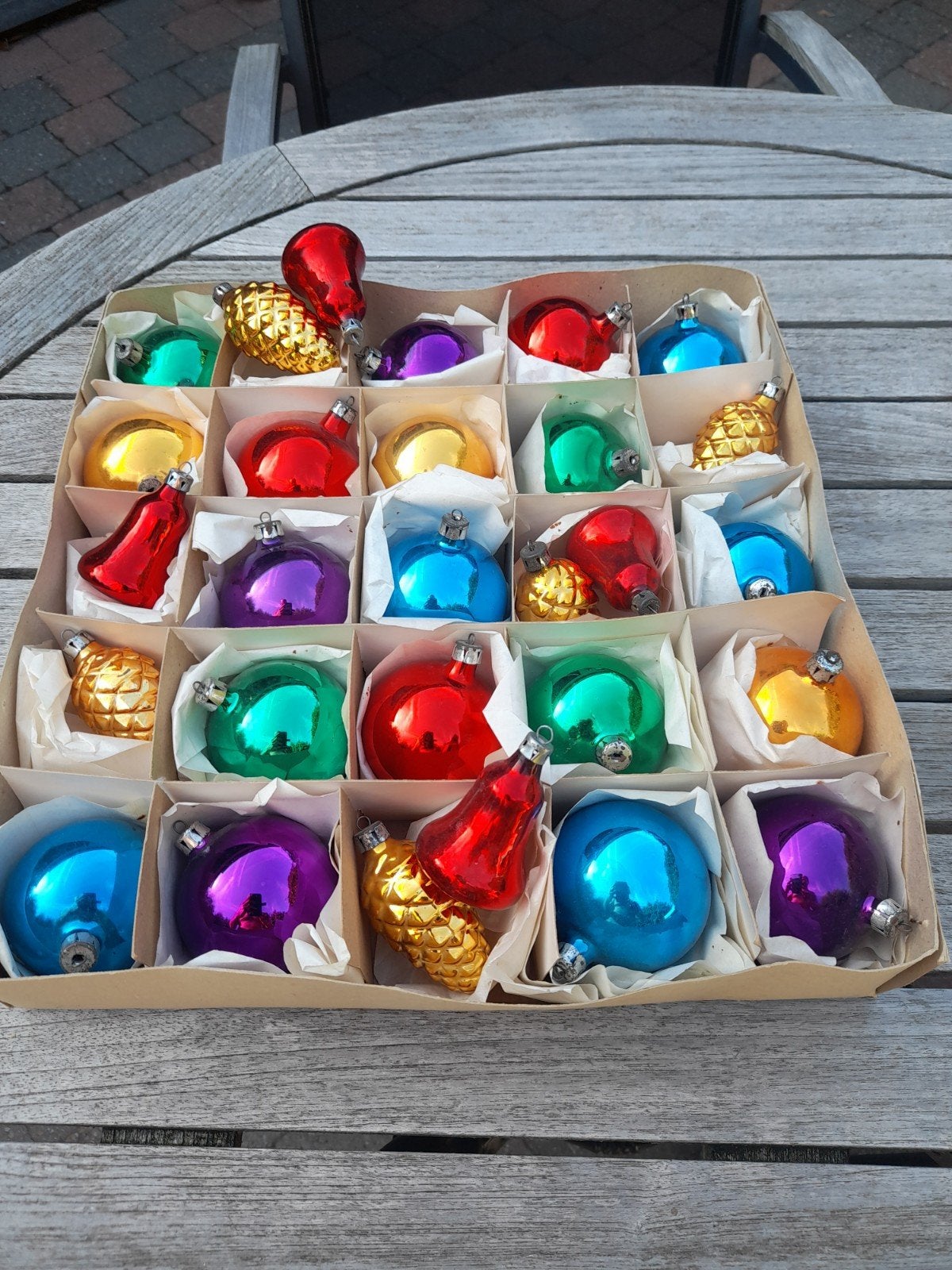 boules de Noël en verre vintage, Divers, Enlèvement ou Envoi