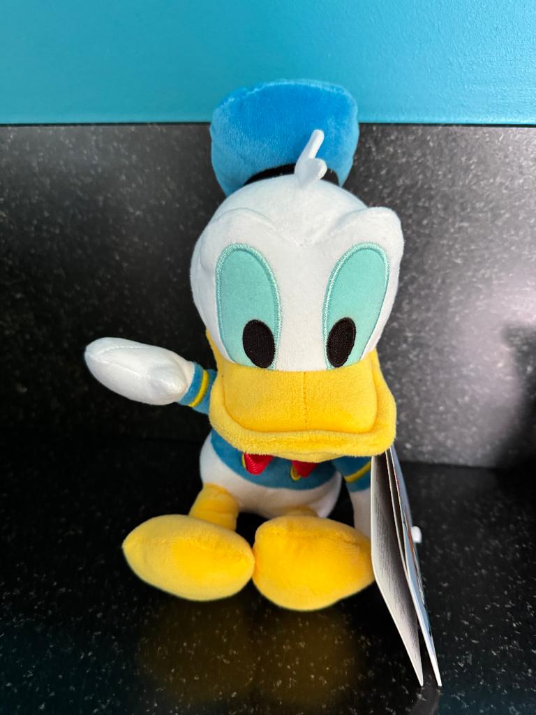 Donald Duck knuffel ongeveer 25 cm hoog nieuw, Verzamelen, Ophalen of Verzenden, Donald Duck, Nieuw, Knuffel
