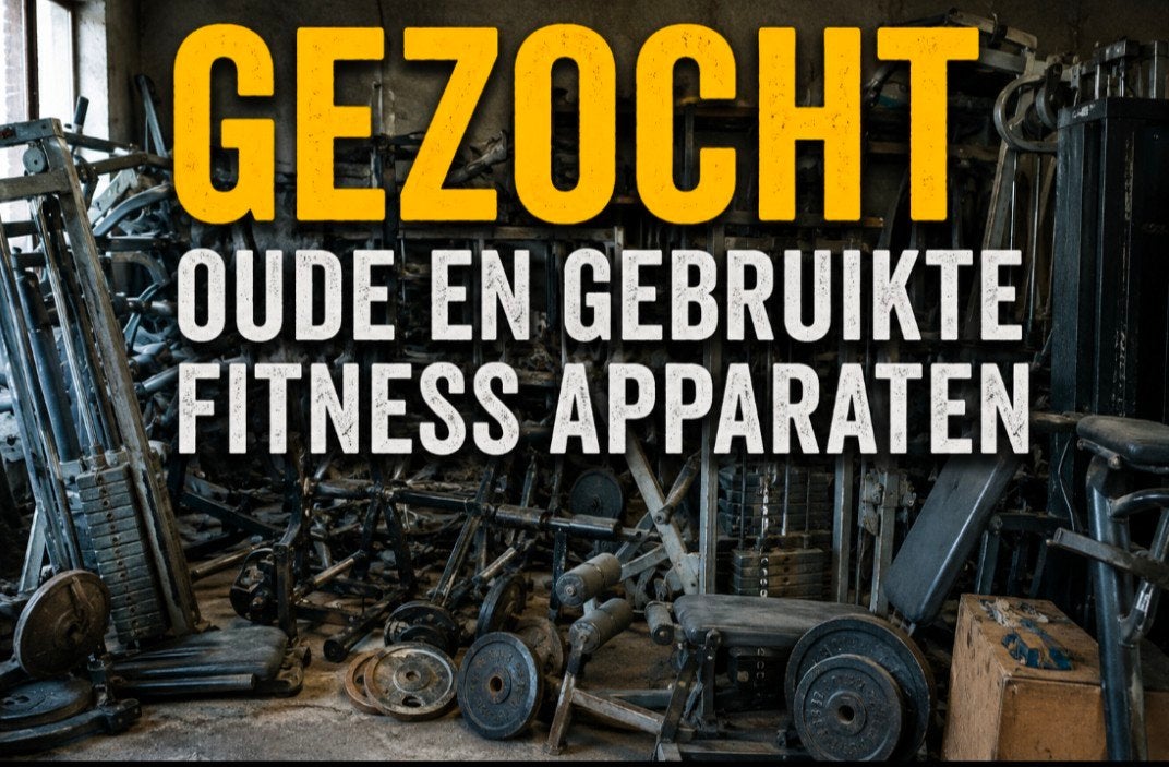 Gezocht oude fitness apparaten en gewichten, Ophalen of Verzenden
