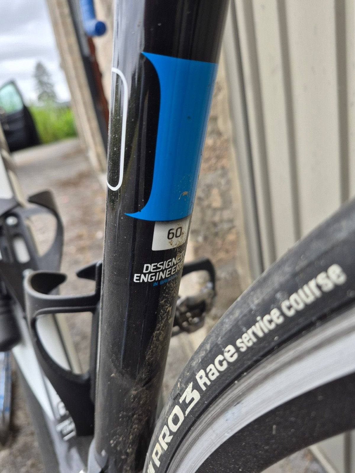 Koersfiets Cube, Ophalen