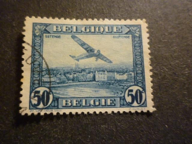 België/Belgique 1930 Mi 280(o) Gestempeld/Oblitéré, Oblitéré, Timbre de poste aérienne, Affranchi, Envoi