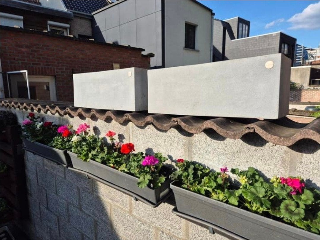 2x Cosapots plantenbak 60x20x22, Tuin en Terras, Ophalen, Minder dan 30 cm, Zo goed als nieuw, Balkon