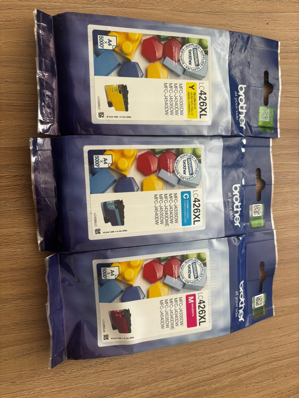 3 xl printer cartridgen voor brother, Ophalen of Verzenden, Nieuw, Cartridge