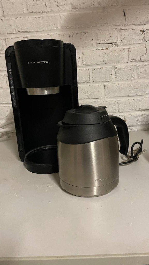 koffiezet met thermos, Ophalen
