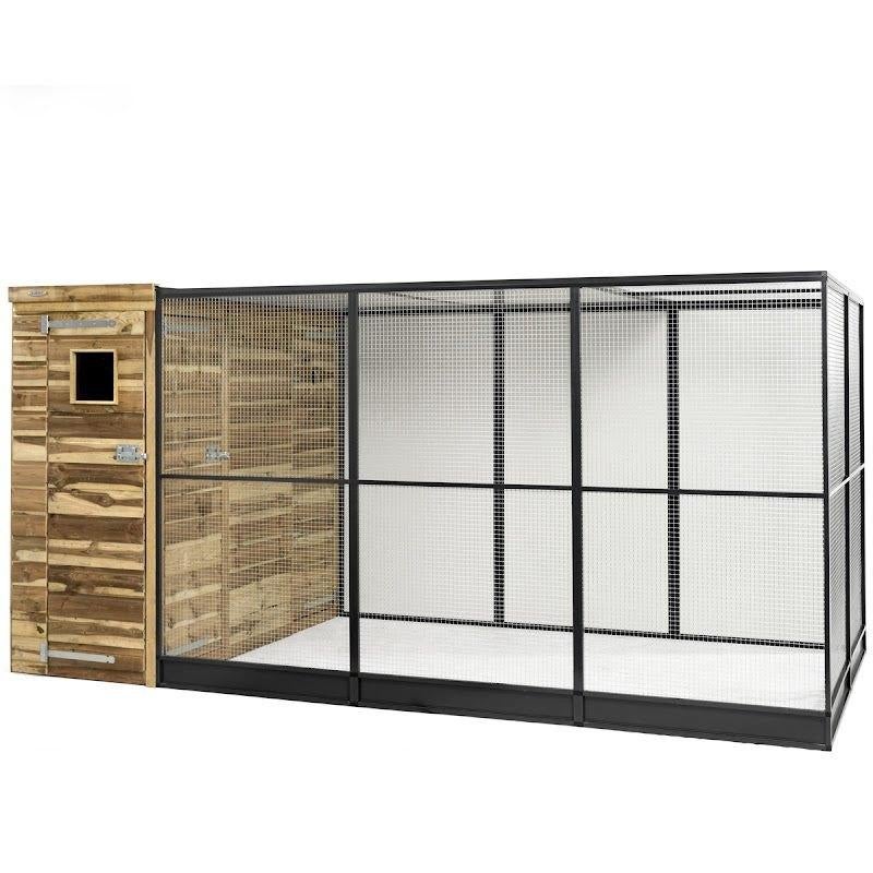 Volière R10 rechts, Animaux & Accessoires, Oiseaux | Cages & Volières, Neuf, Volière, Aluminium, Enlèvement ou Envoi