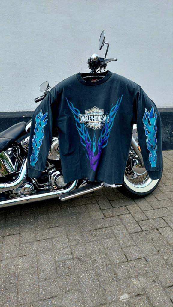 Harley-Davidson vintage Y2K shirt 1993, Ophalen of Verzenden, Maat 56/58 (XL), Harley Davidson