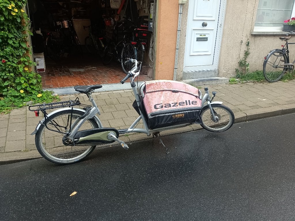 bakfiets gazelle Cabby, Pliable, Enlèvement, Utilisé, 3 enfants