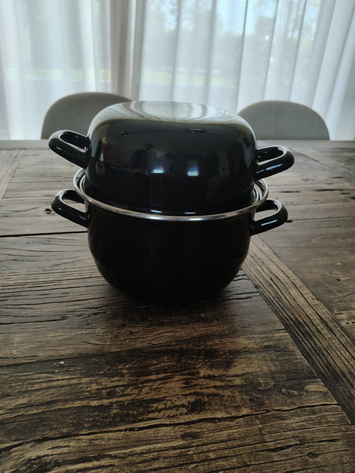 mossel pot, Huis en Inrichting, Ophalen, Nieuw