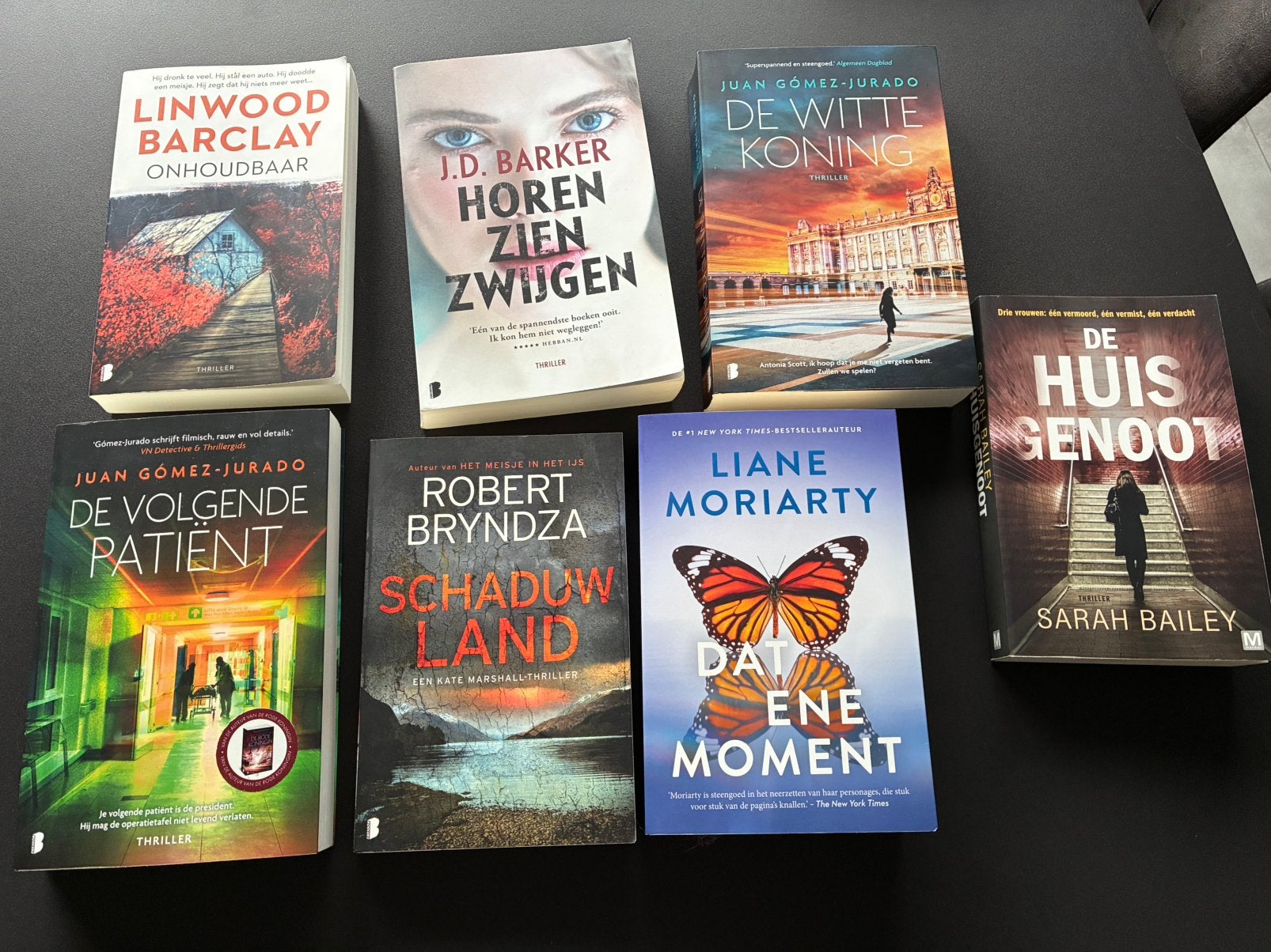 Verschillende thrillers, Ophalen, Zo goed als nieuw