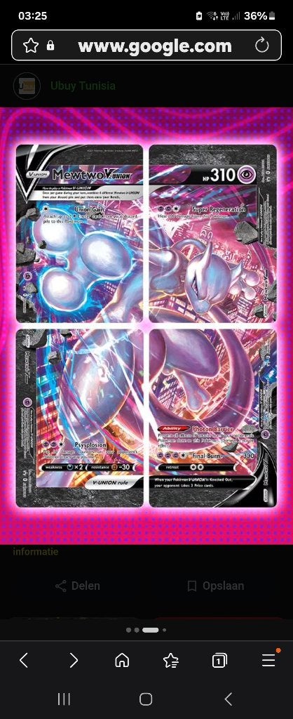 Pokemon mewtwo, Hobby en Vrije tijd, Verzamelkaartspellen | Pokémon, Ophalen