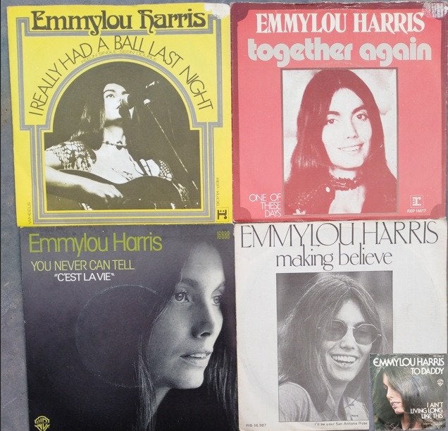EMMYLOU HARRIS - PAKKET!, Cd's en Dvd's, 7 inch, Zo goed als nieuw, Pop, Fotohoes