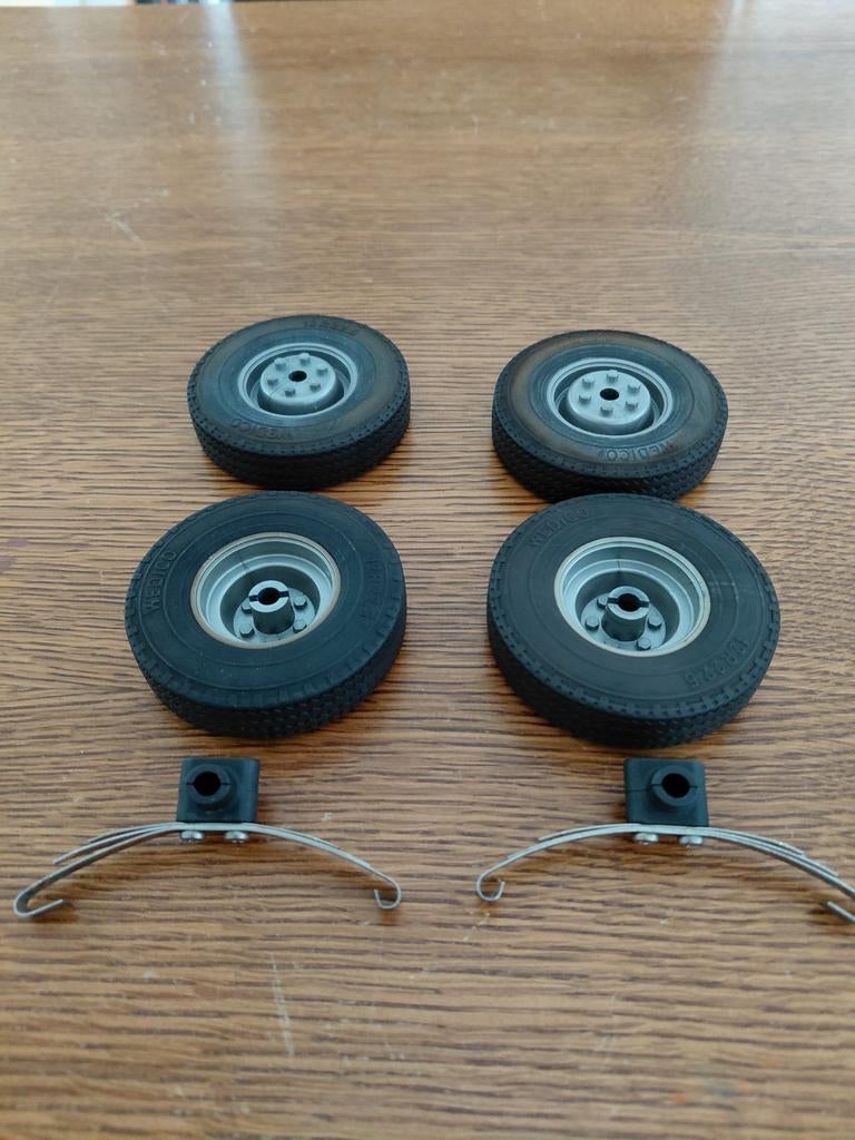 4 wedico wielen met 2 bladveren, Enlèvement, Utilisé