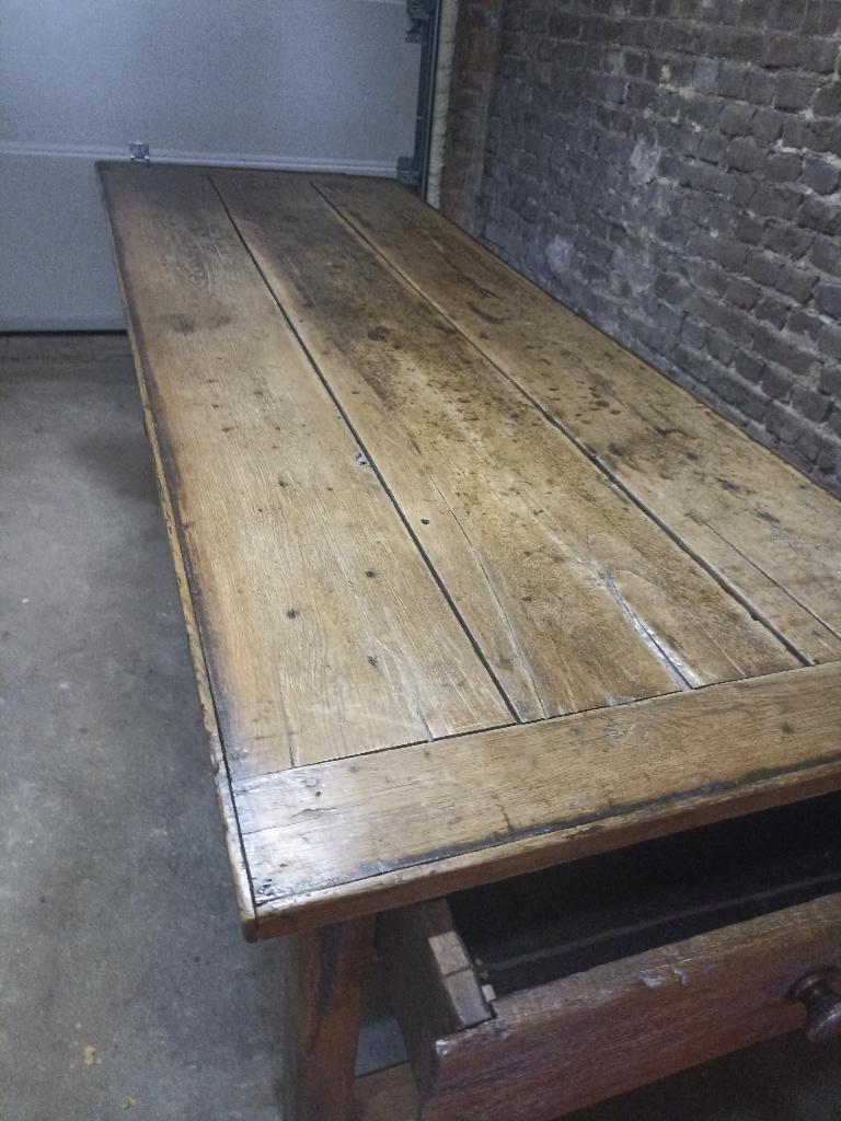 Franse antieke boerentafel, Antiek en Kunst, Ophalen