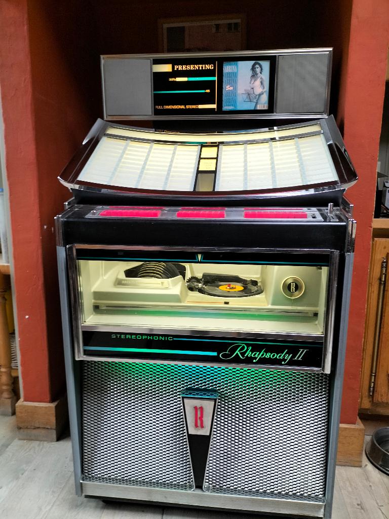 Jukebox Rock-Ola Rhapsody II, Verzamelen, Automaten | Jukeboxen, Ophalen, Gebruikt, Rock Ola