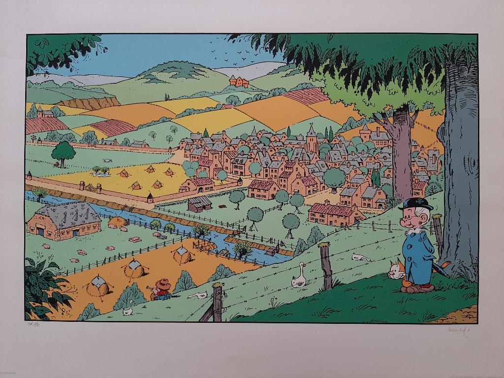Dessin de Maurice Maréchal, Collections, Personnages de BD, Comme neuf, Enlèvement