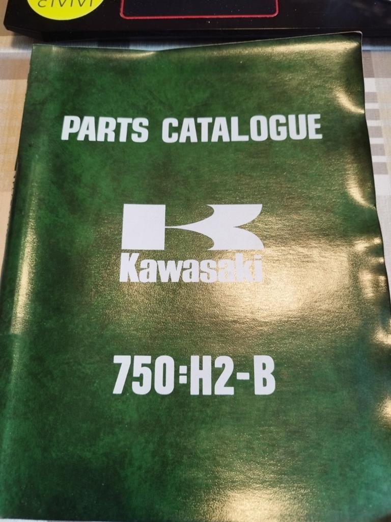 Kawasaki 750 H2 B Parts Catalogue, Motoren, Ophalen