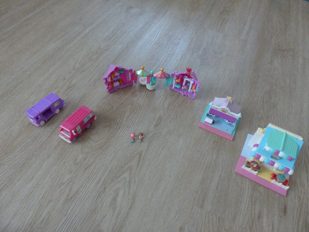 Lot de 5 paires de cartes vintage Polly Pocket Bluebird, Enlèvement ou Envoi