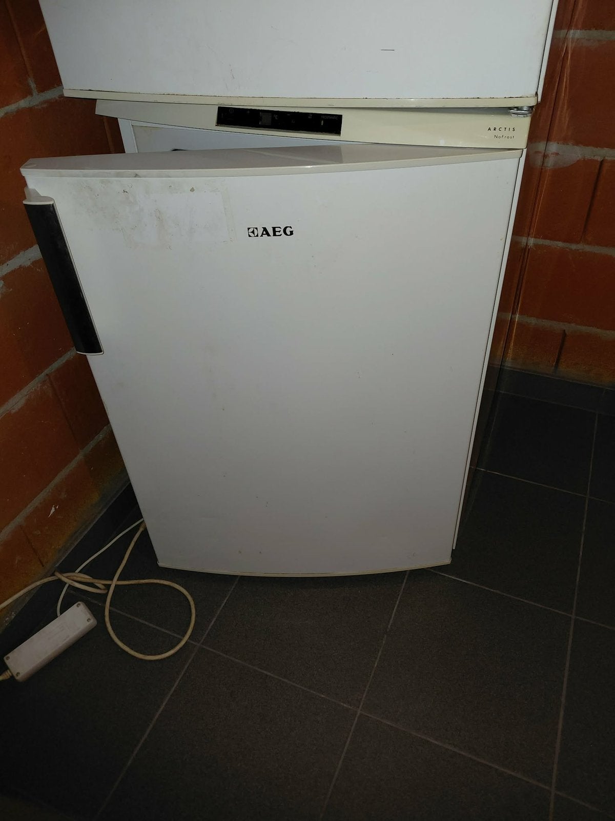 Diepvries aeg, Enlèvement, Utilisé
