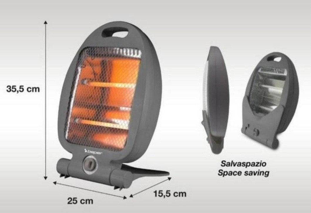 Kwarts verwarming-Straalkachel-Elektrisch-Zuinig 800 Watt, Caravans en Kamperen, Ophalen, Nieuw