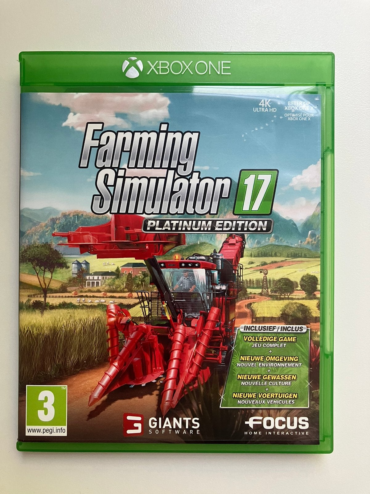 Farming Simulator 17 XBOX ONE, Games en Spelcomputers, Ophalen of Verzenden, Zo goed als nieuw