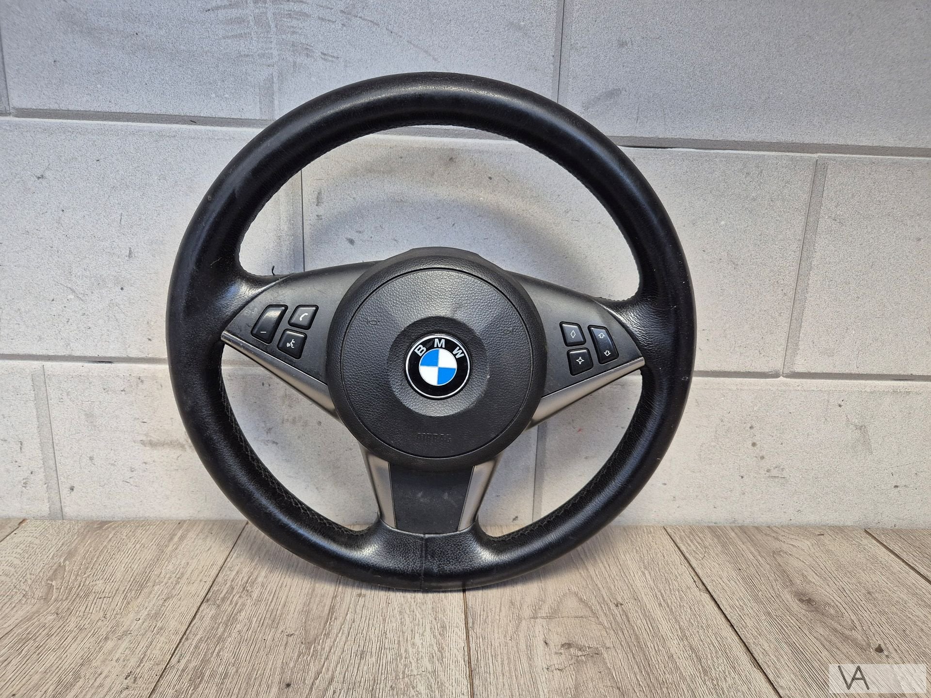Stuur met airbag van BMW 5 serie E60 E61 Sport type SLEUTEL., Gebruikt, -, -, Ophalen of Verzenden